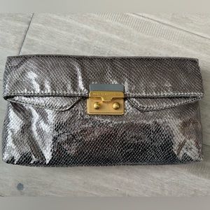 Marc Jacob silver clutch